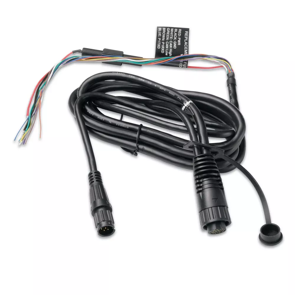 Garmin Power/Data Cable f/Fishfiner 300C & 400C & GPSMAP 400 & 500 Ser
