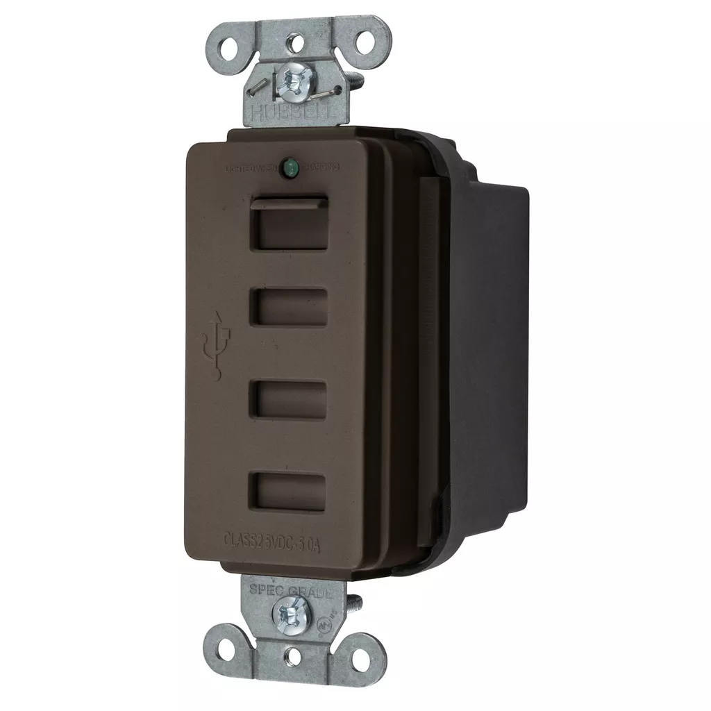HCI USB4 USB CHRGR 4 PORT 5AMP 5 VO