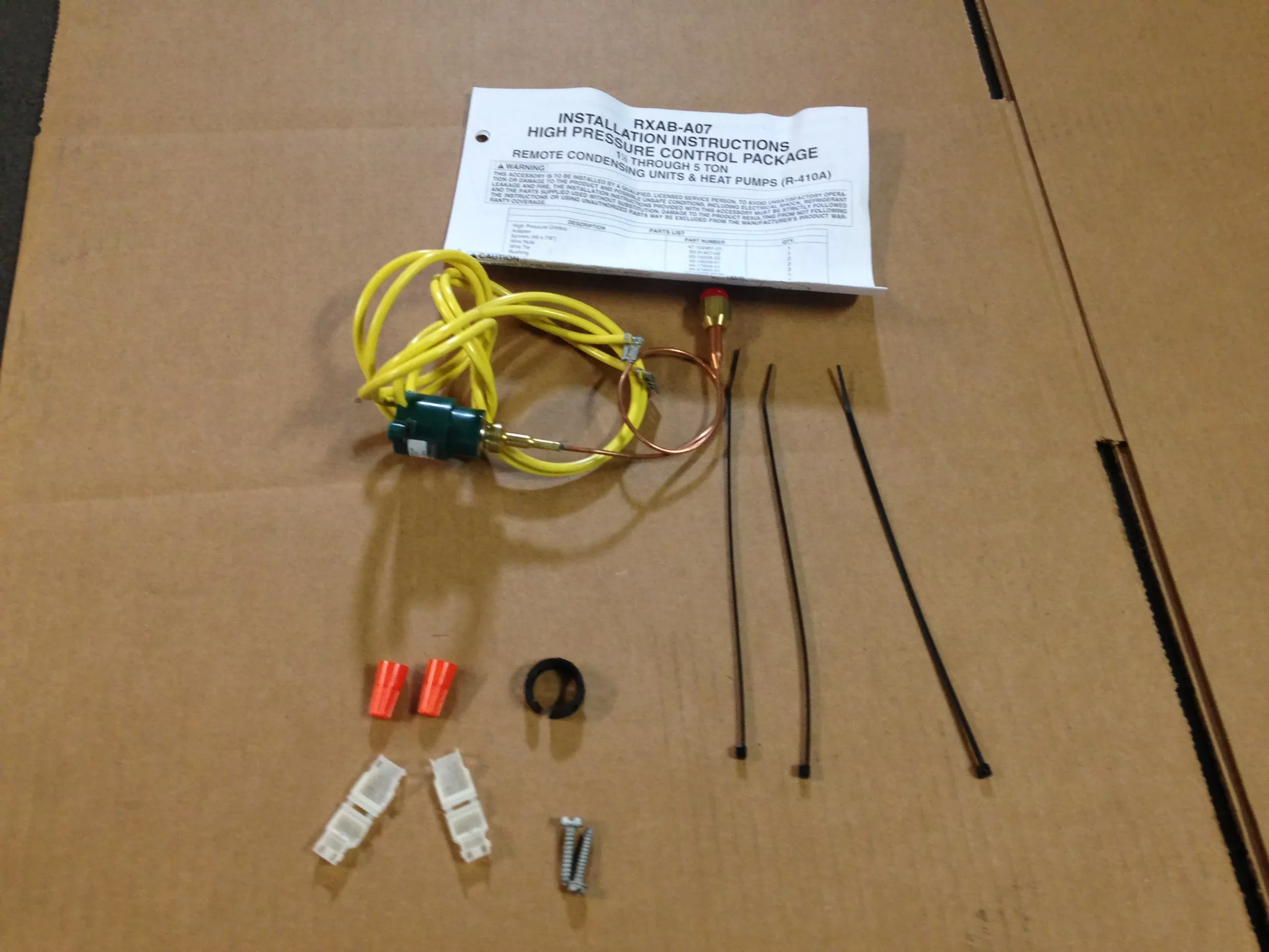 High Pressure Control Kit
