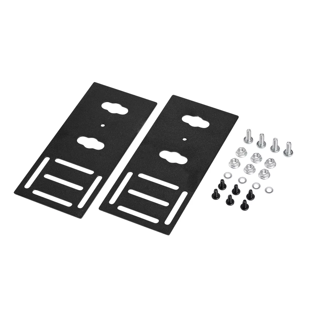 Hoffman DPDU1 Painted Black Rack Mount PDU Bracket Kit