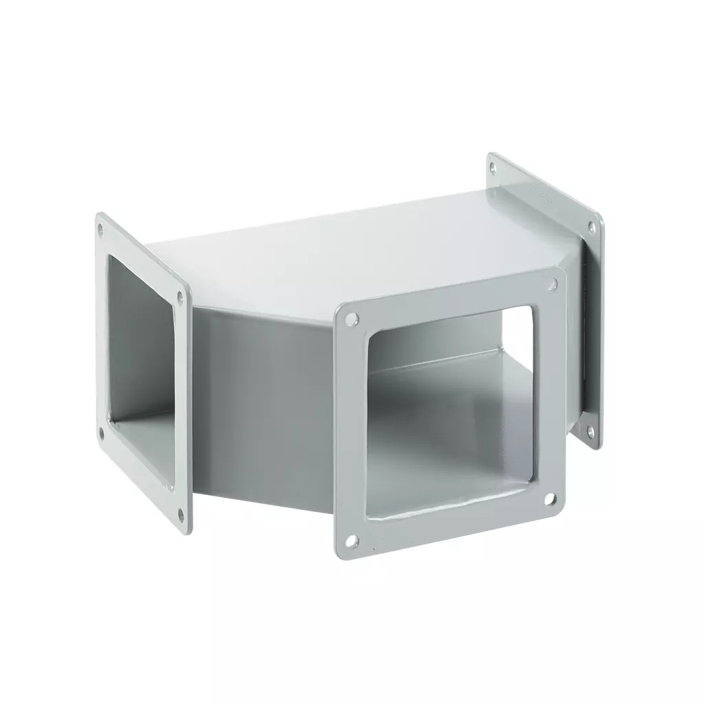 Hoffman F22WT Tee, 2.5" x 2.5", Gray, Steel