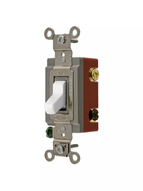 Hubbell CS1223WU SWITCH, COM, 3W, 20A 120/277V, WH, USA