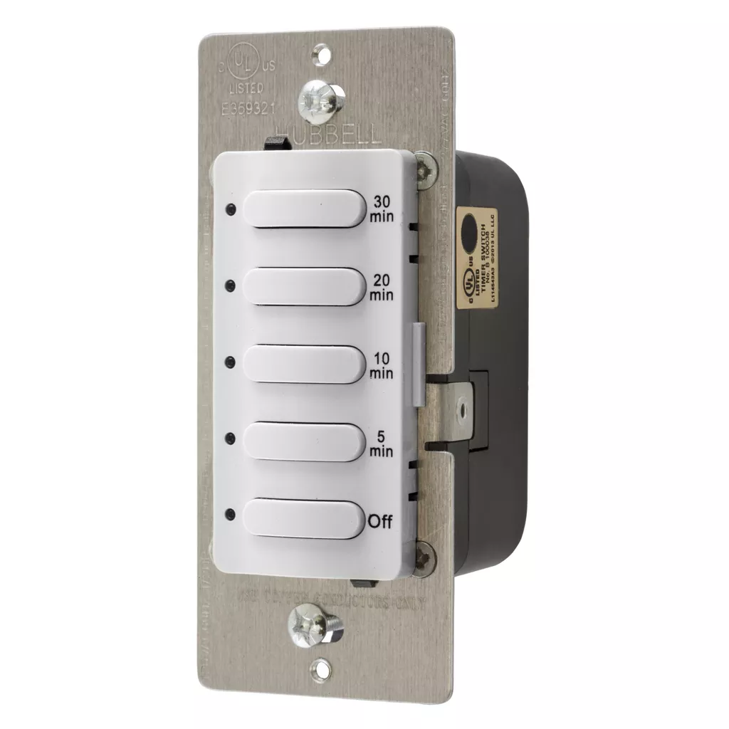 Hubbell DT5030W TIMER 30MIN, 8.3A 120/277V , WHITE