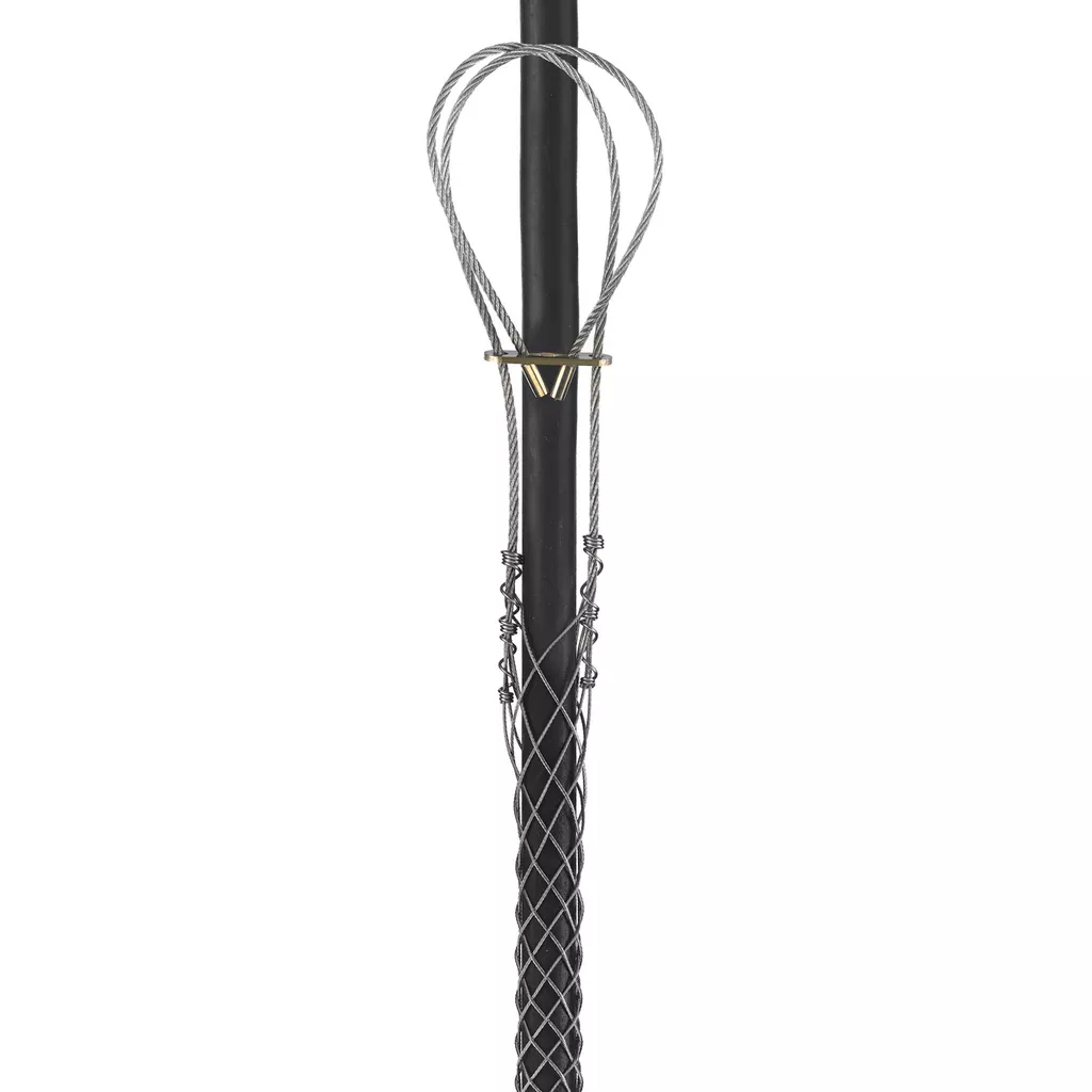 Hubbell / Kellems 02201050 Support Grip, Universal Eye, Single Weave, Closed Mesh, Tin-Coated Bronze, 1.00-1.24"