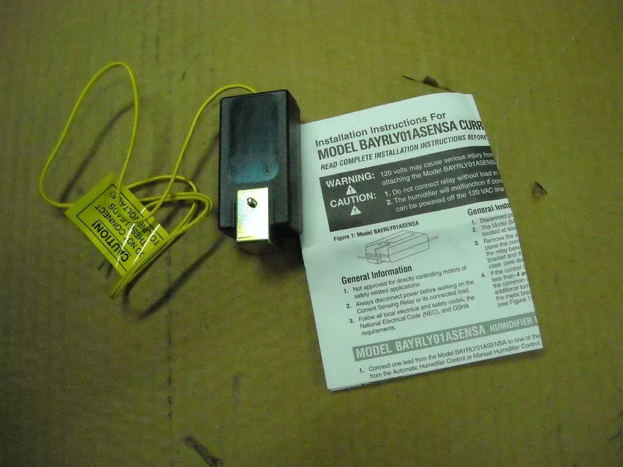 Humidifier Current Sensing Relay