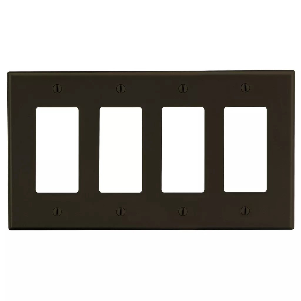 HWDK P264 WALLPLATE, 4-G, 4) DEC, B