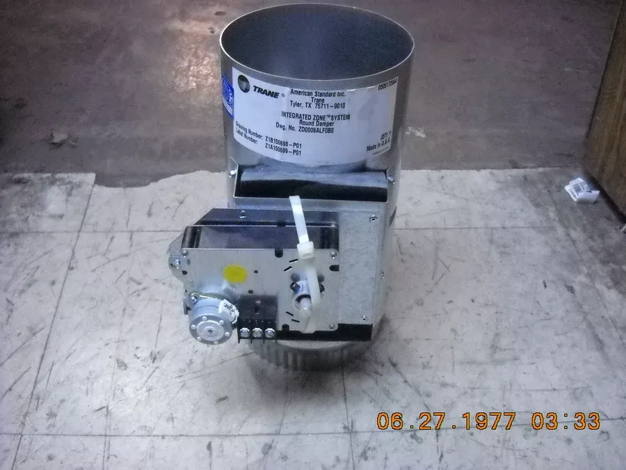 Intergated Zone System 6" Modulating Round Damper