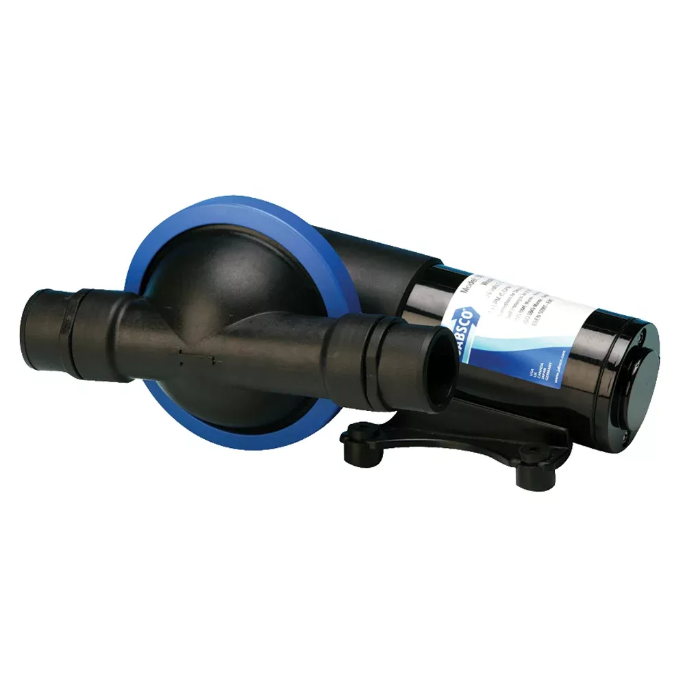 Jabsco Fish Box Evacuation Pump - 12VDC 5GPM Diaphragm w/ 1.5" fitting