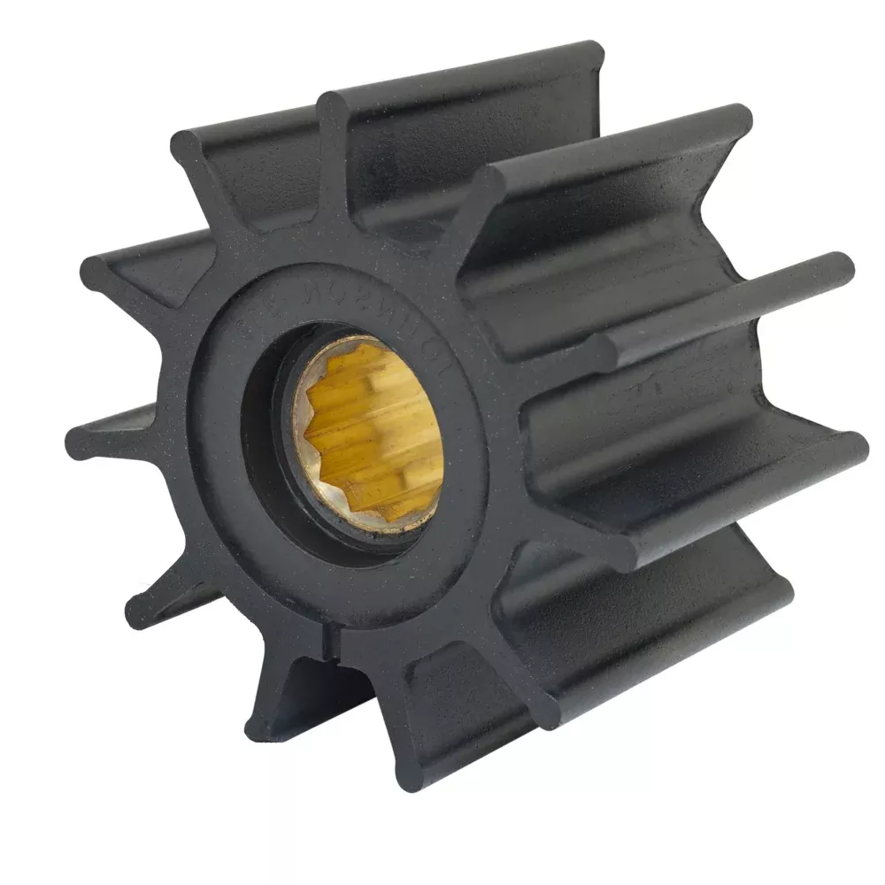 Jabsco Impeller Kit - 12 Blade - Neoprene - 3-" Diameter - Brass Inser