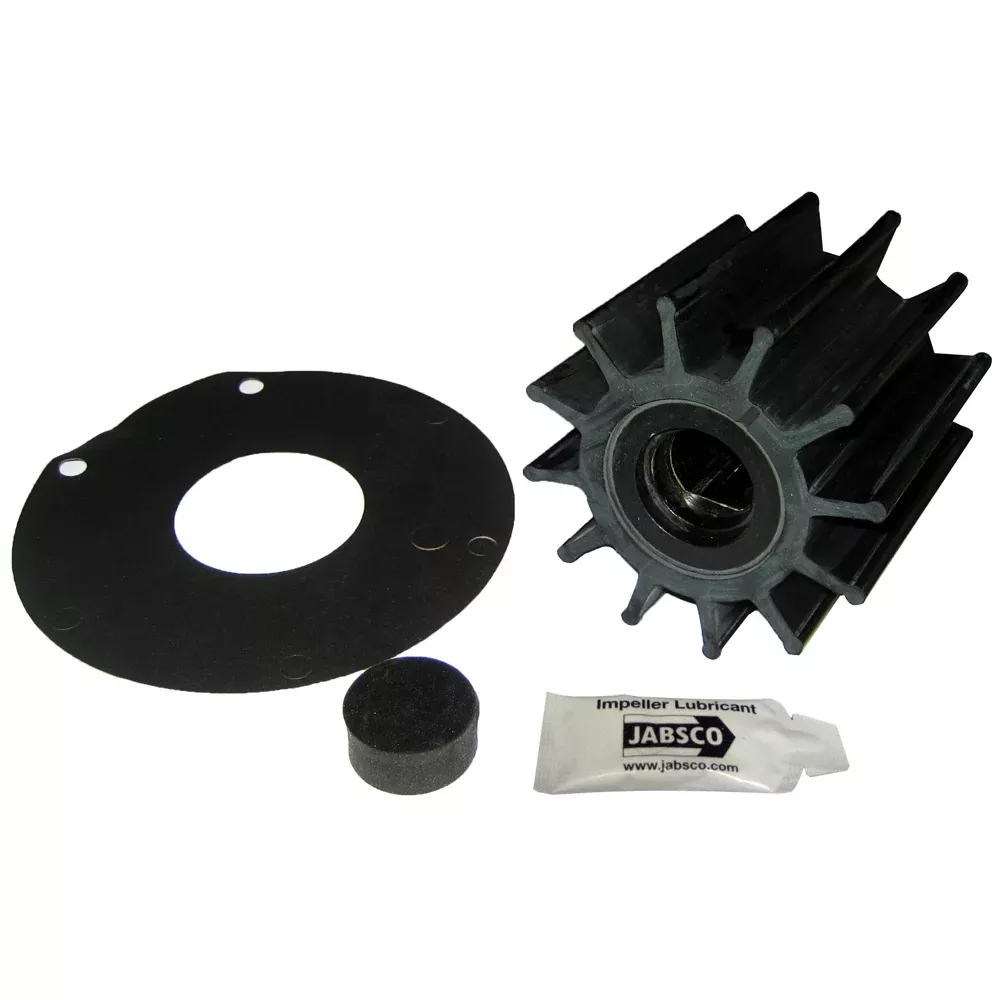 Jabsco Impeller Kit - 12 Blade - Neoprene - 3-" Diameter - Plastic Ins