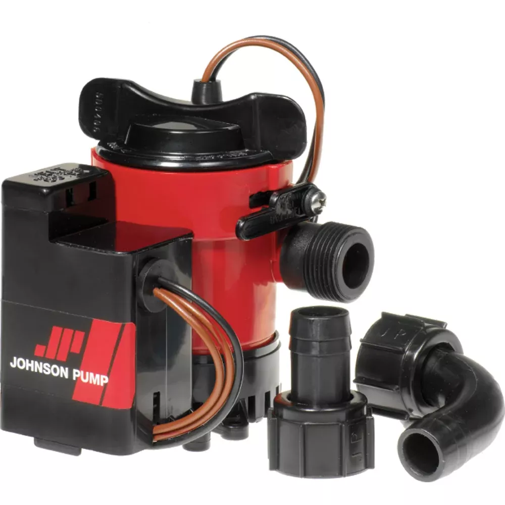 Johnson Pump Cartridge Combo 1000GPH Auto Bilge Pump w/Switch - 12V [0