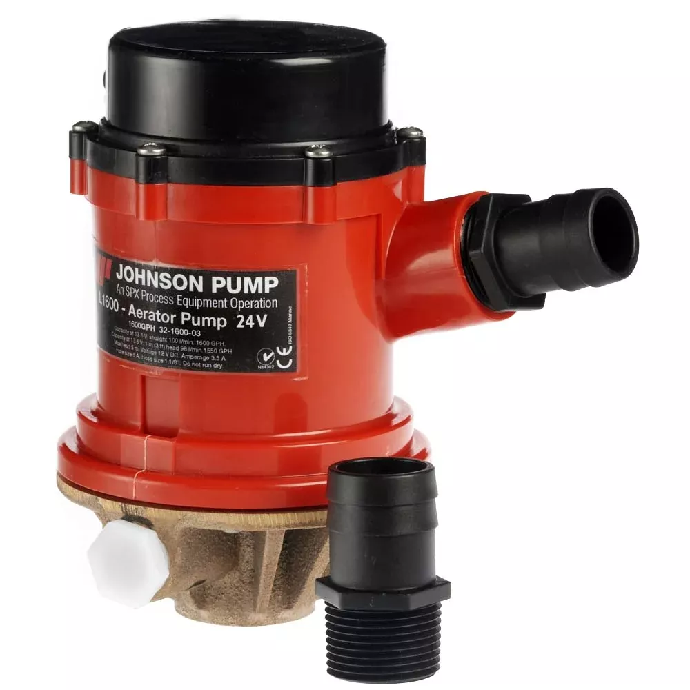 Johnson Pump Pro Series 1600GPH Tournament Livewell/Baitwell Pump - 24