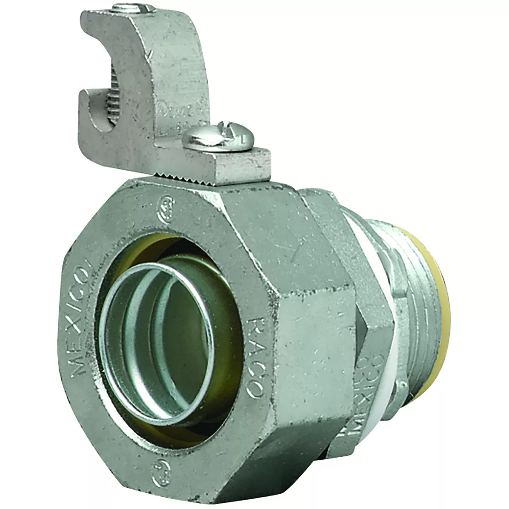 Killark K0751-G 3/4 IN Straight Liquidtight Connector Insulated Grounding Lug