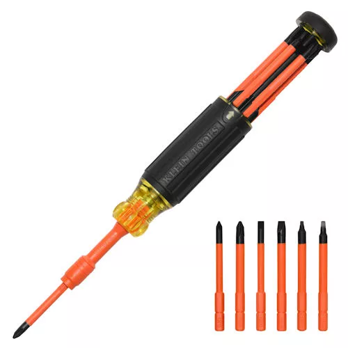 Klein 32306INS 6-in-1 Insulated Auto-Loc Screwdriver