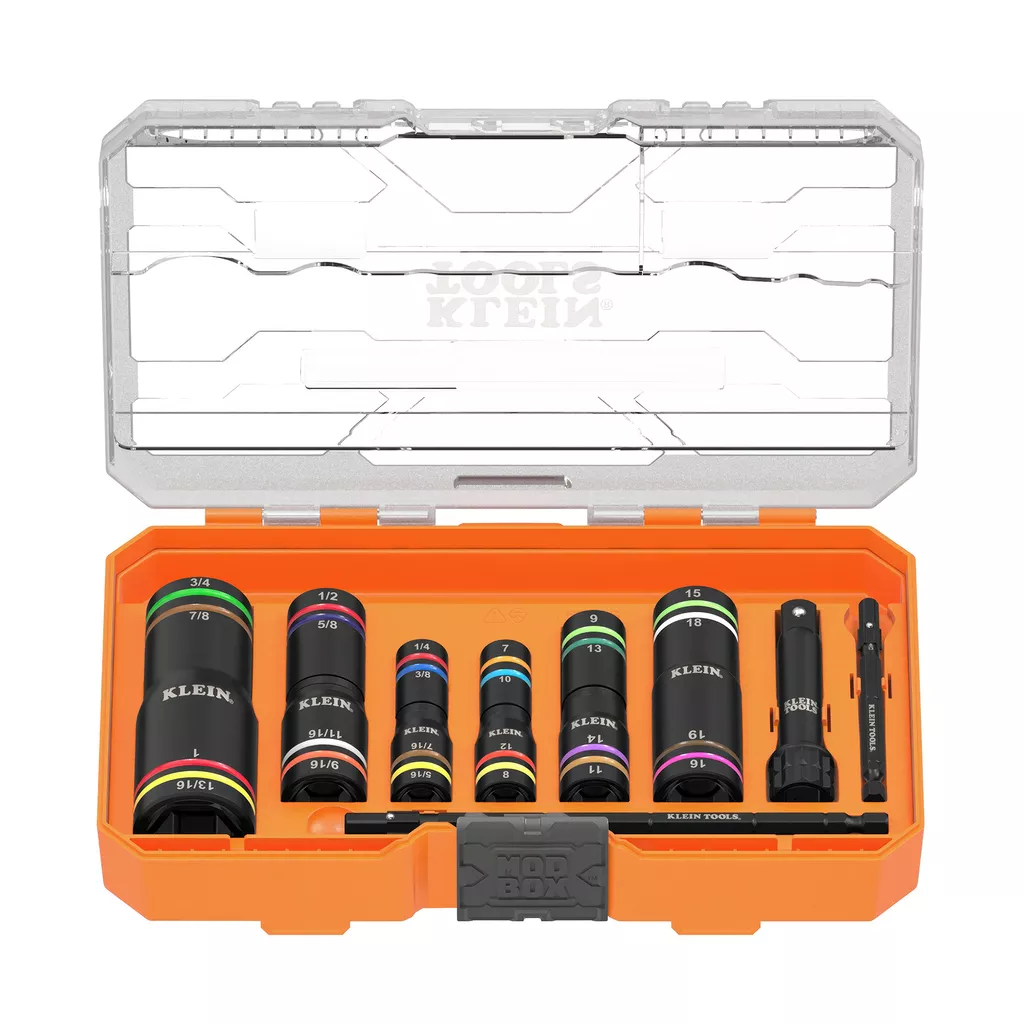 KLEIN 656QS Impact Quad Flip Socket