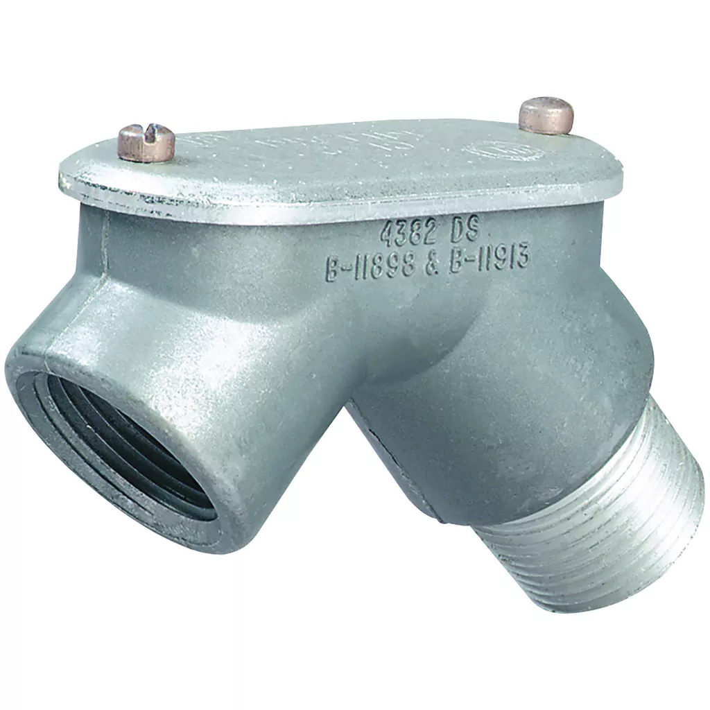 KLRK CLM-1 1/2"PULL ELBOW W/NIPPLE(