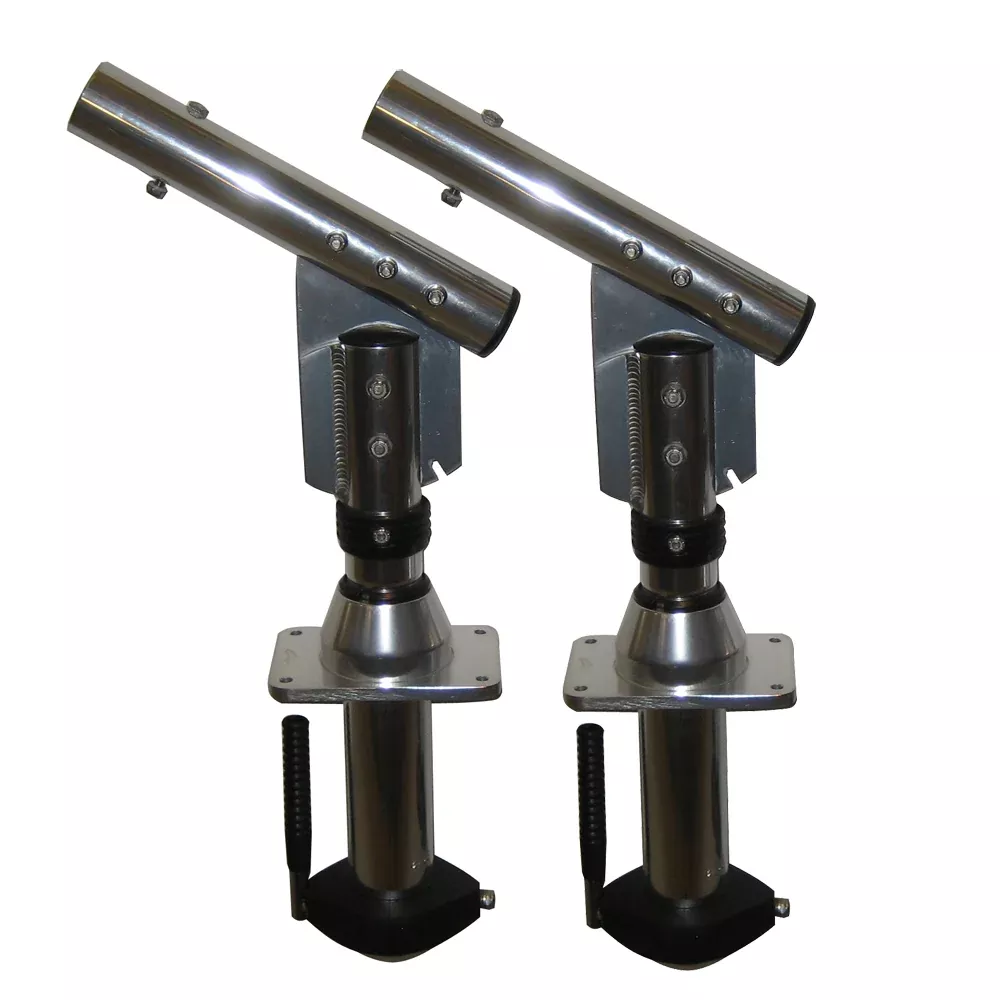 Lee's Sidewinder Bolt-In Outrigger Mounts, Lay-Down Version - Silver(P