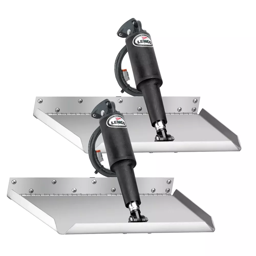 Lenco 12 x 12 Edge Mount Trim Tab Kit wo Switch Kit 12V 15016101