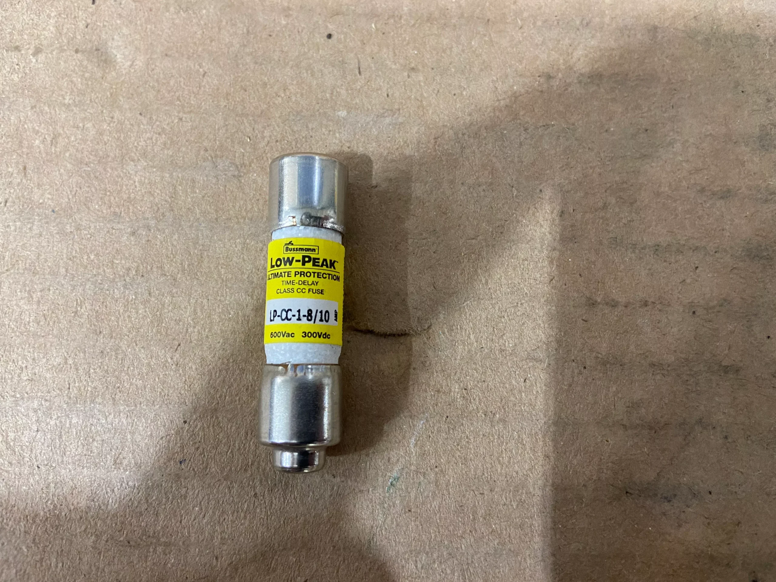 LOW-PEAK TIME DELAY CURRENT LIMITING FUSE 600VAC 8/10AMP PACK OF 10