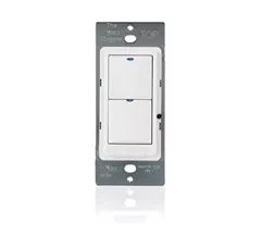 LOW VOLTAGE SWITCH, 1 BUTTON W/LED, BLK