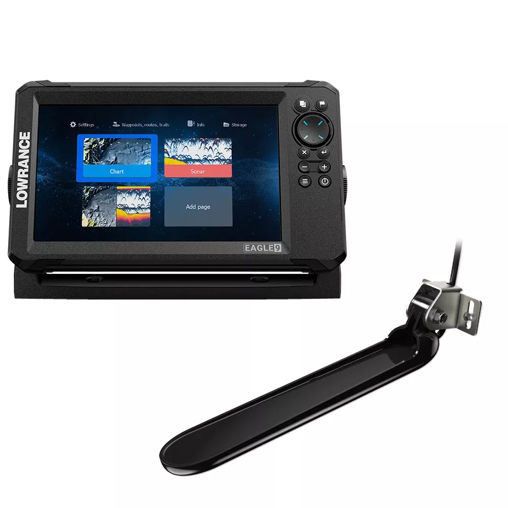Lowrance Eagle 9 w/TripleShot T/M Transducer Discover OnBoard Chart [0
