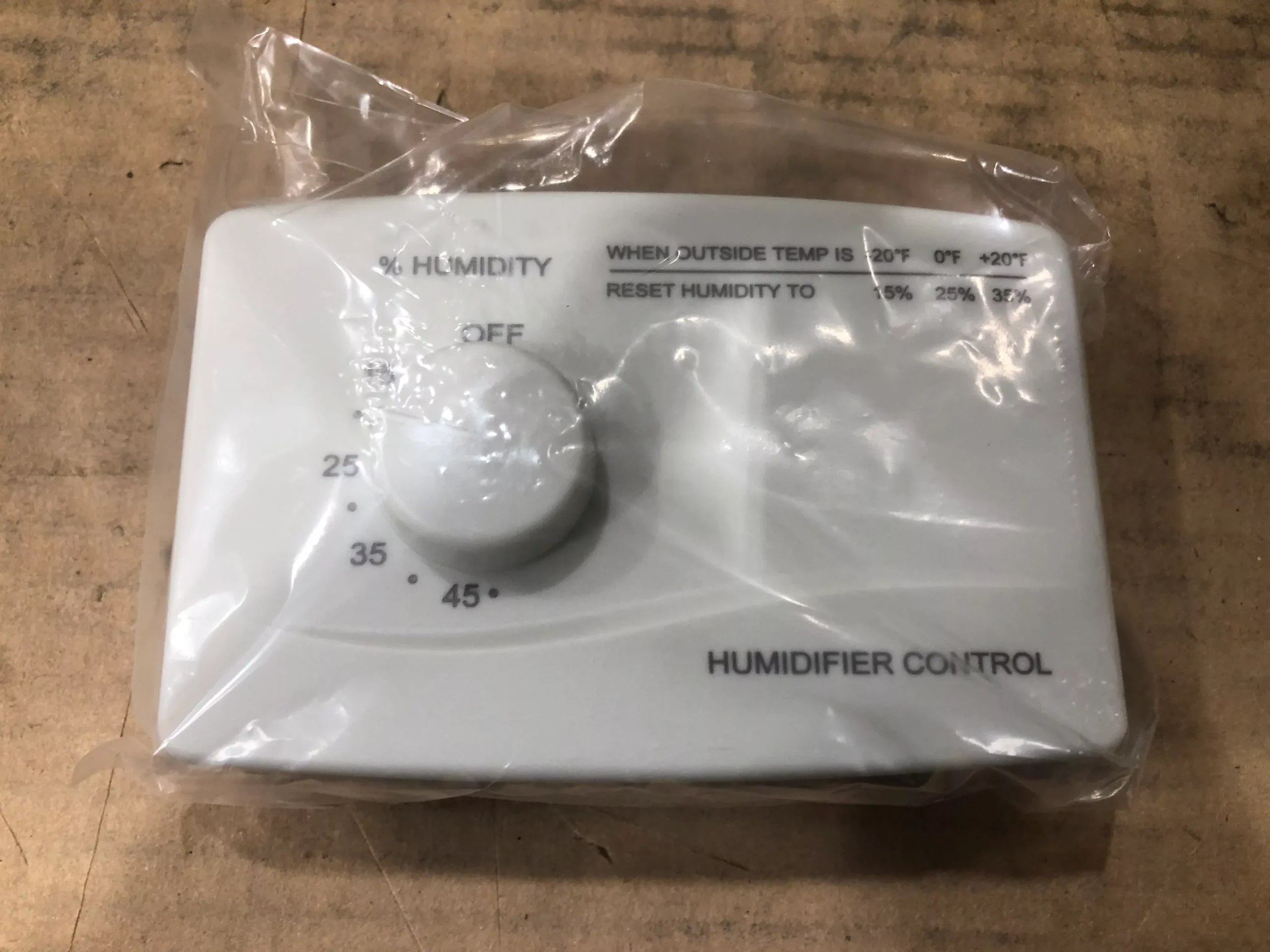 Manual Steam Humidistat