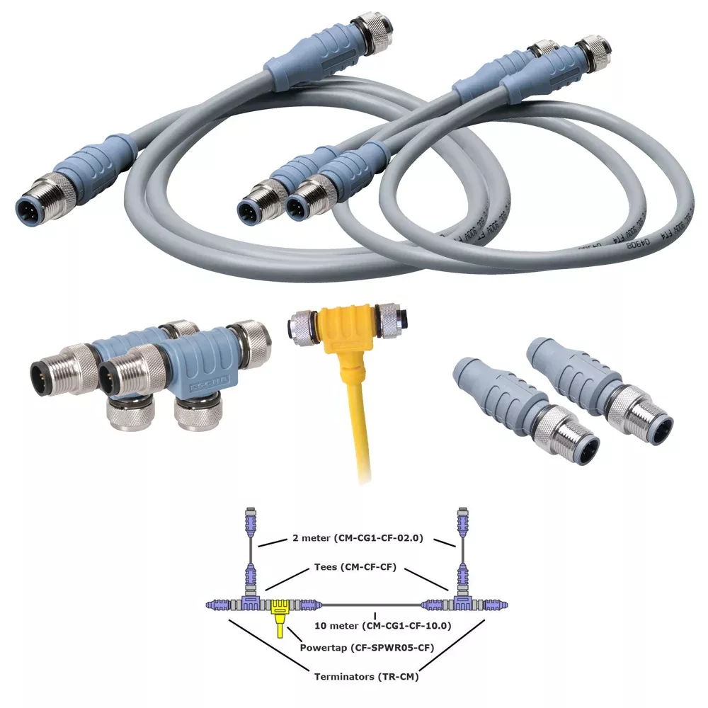 Maretron Deluxe NMEA 2000 Cable Starter Kit - CABLE-STARTER-2