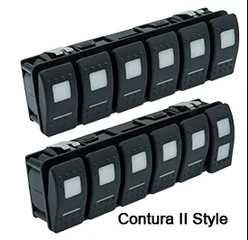 Maretron MPower VMM6 Series Contura Digital Switch Module, 6 Rocker