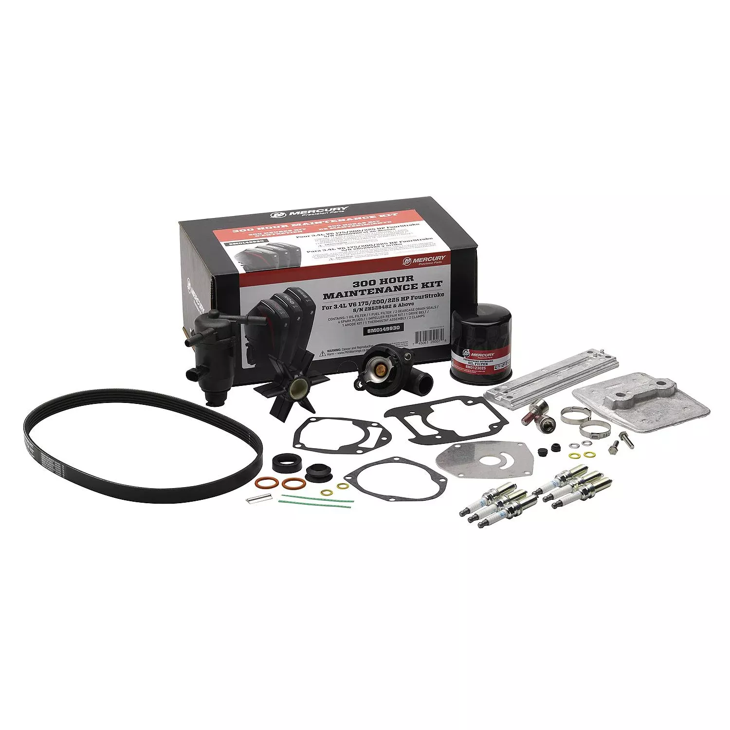 Mercury 3.4L V6 FourStroke 300 Hour Maintenance Kit 8M0149930