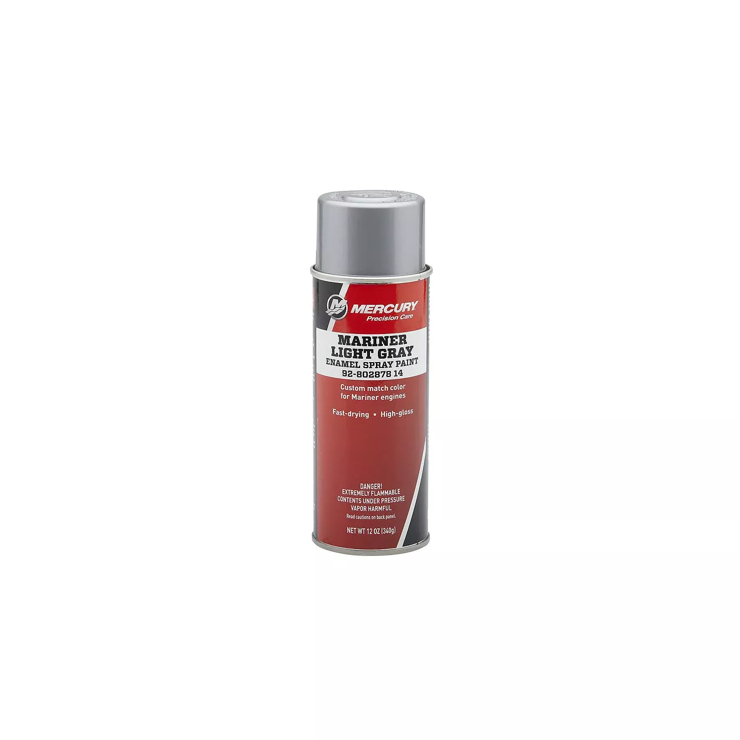 Mercury 80287814 Mariner Light Gray Enamel – 12 oz Spray