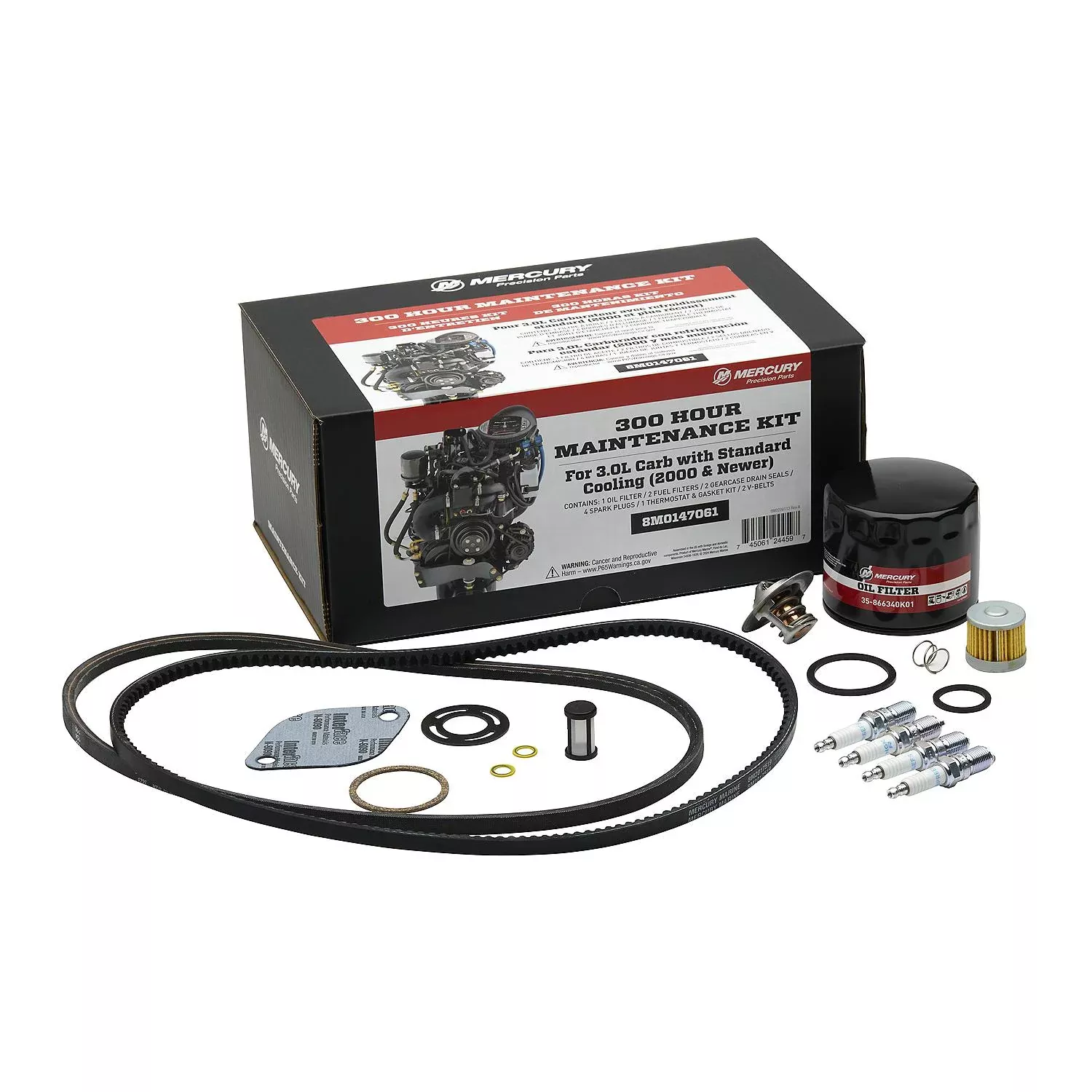 Mercury 8M0147061 MerCruiser 3.0L 300 Hour Maintenance Kit
