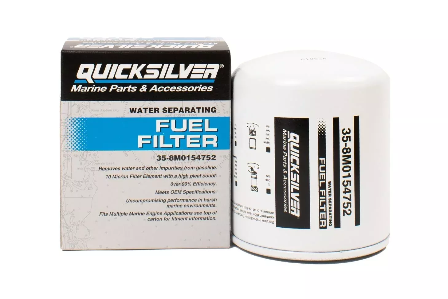 Mercury 8M0154752 Water Separating Fuel Filter for Yamaha