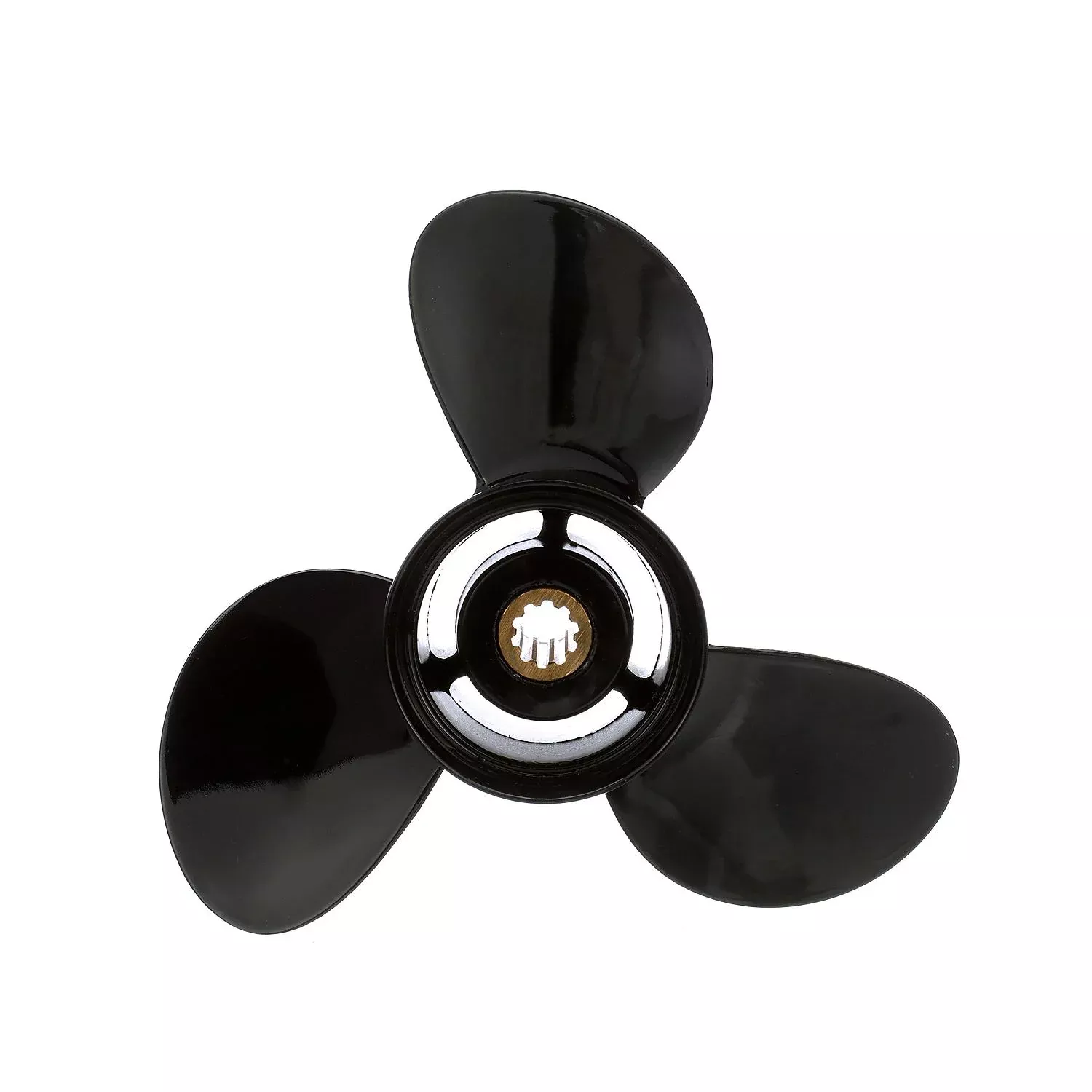 Mercury Quicksilver Black Diamond 10"x8" 3-Blade Propeller QA2190R