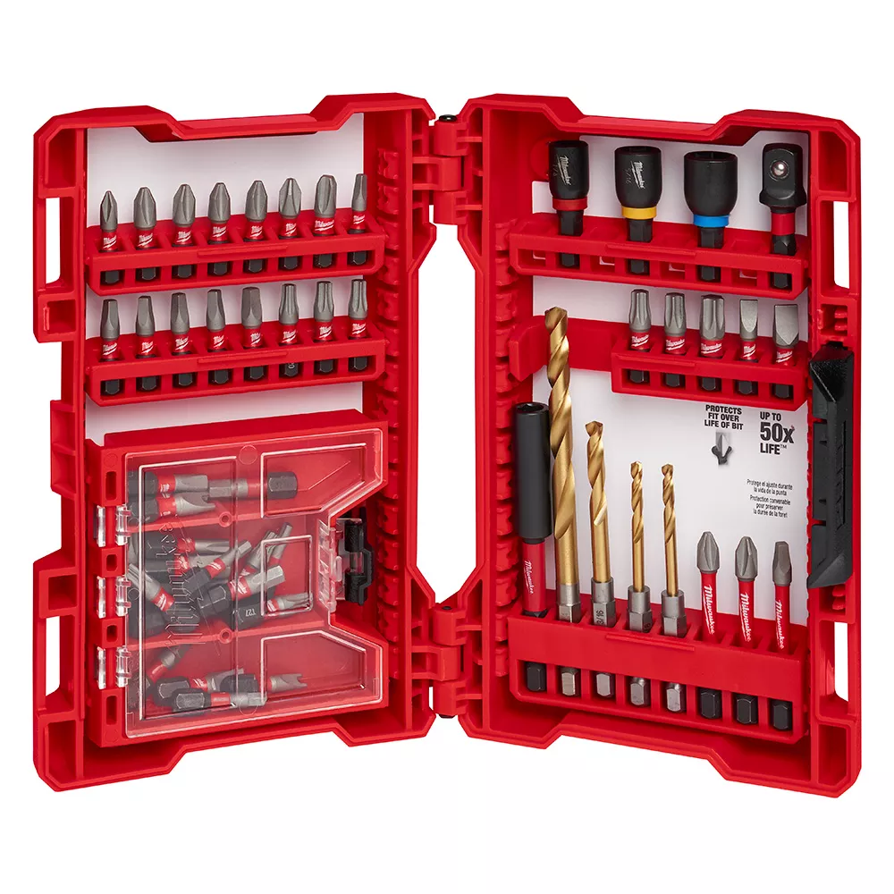 Milwaukee 48-32-4025 SHOCKWAVE™ 52-Piece Impact Drill and Drive Set (5 Pack)