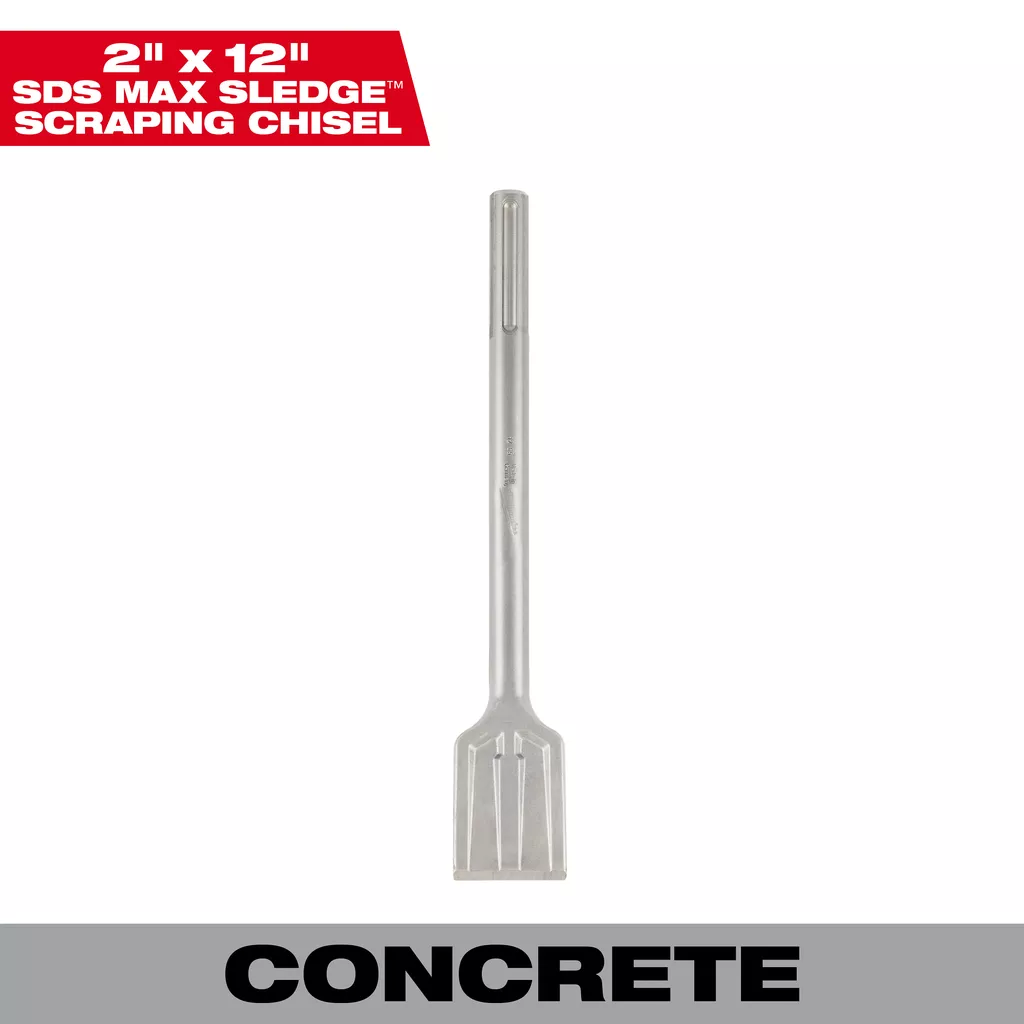 Milwaukee 48-62-4089 SDS-Max 2" x 12" Demolition Scraping Chisel