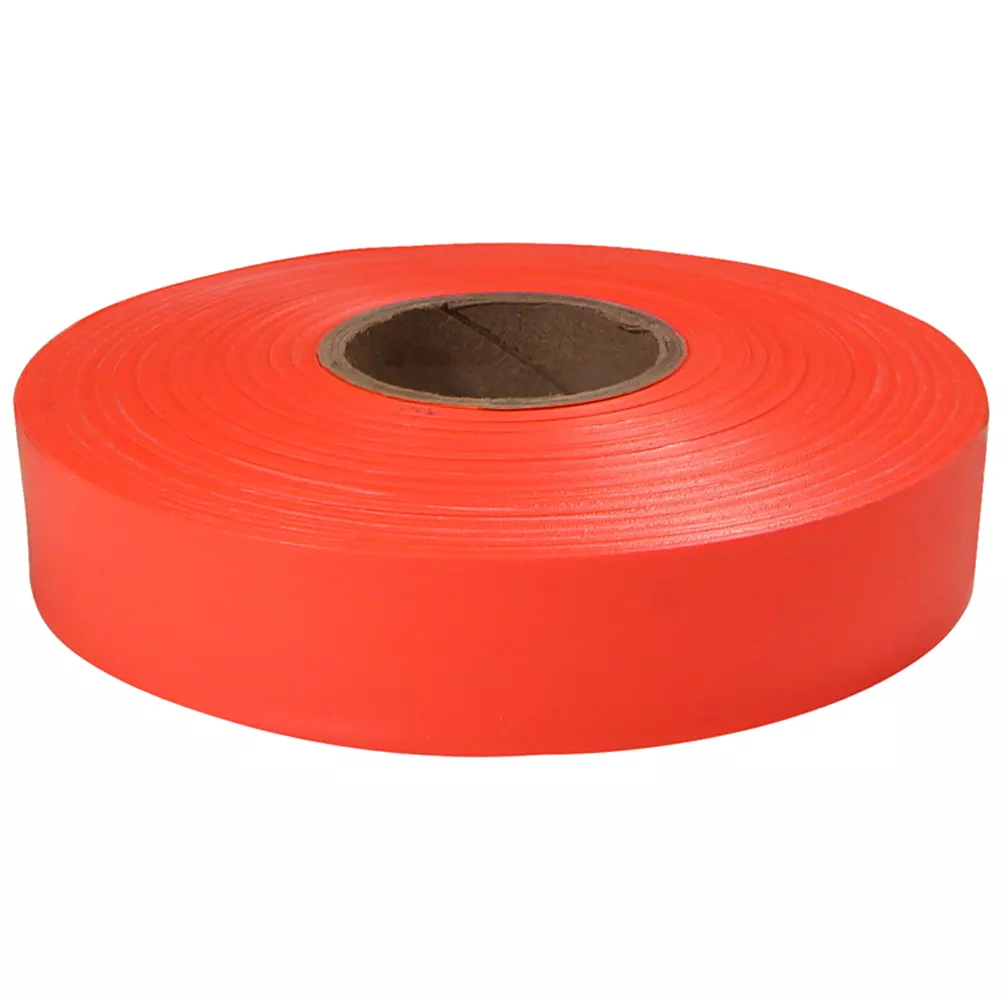 Milwaukee 77-062 Orange Flagging Tape, 1" x 600ft