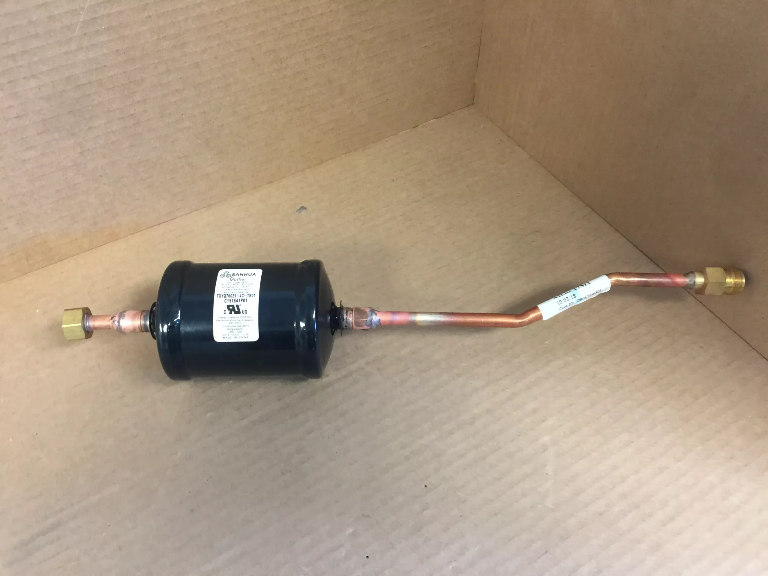 Muffler; Charge Robber Assembly