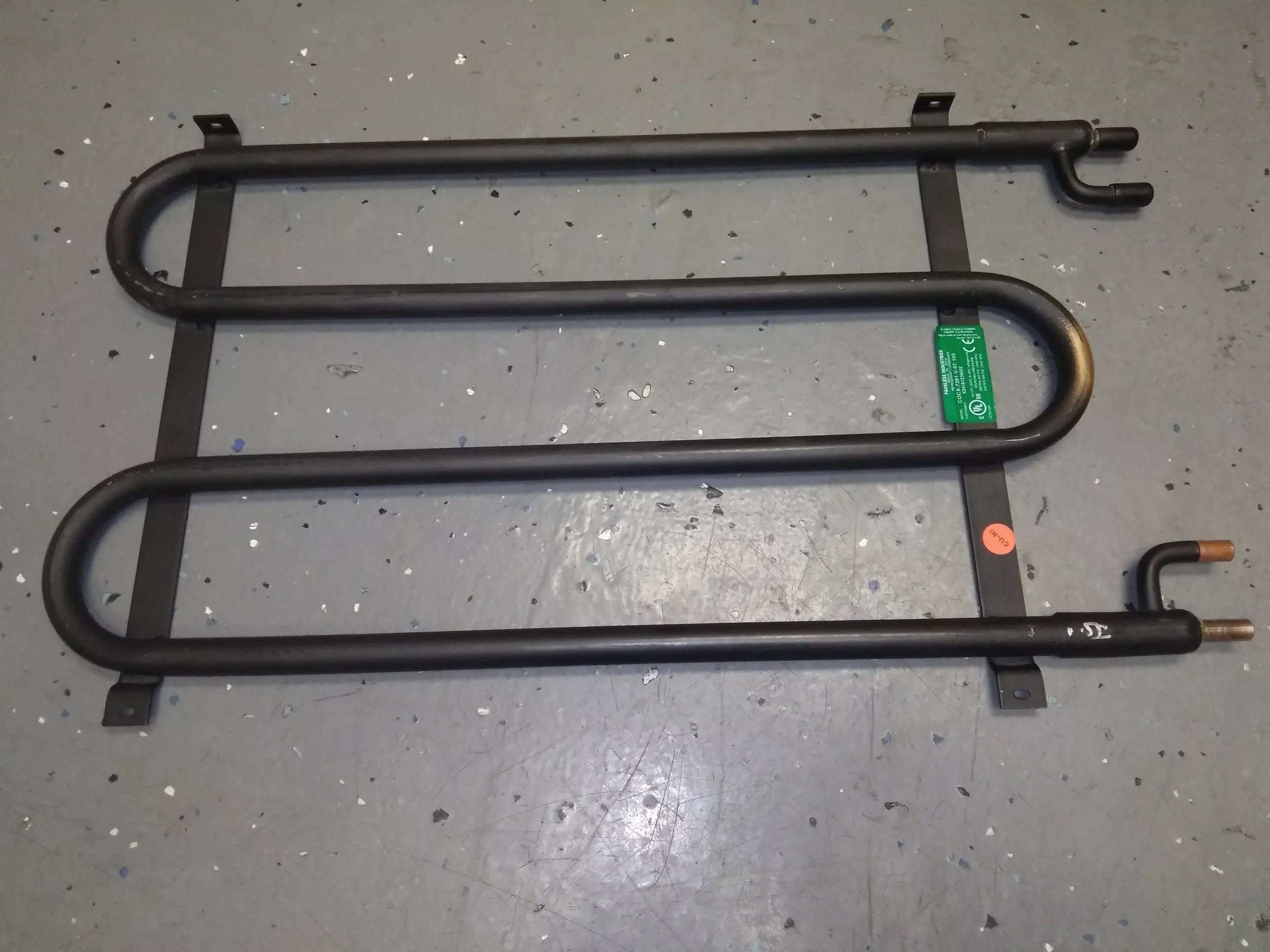 MULTI-REFRIGERANT WATER SOURCE COAX REFRIGERANT CONDENSER WITH MOUNTIN