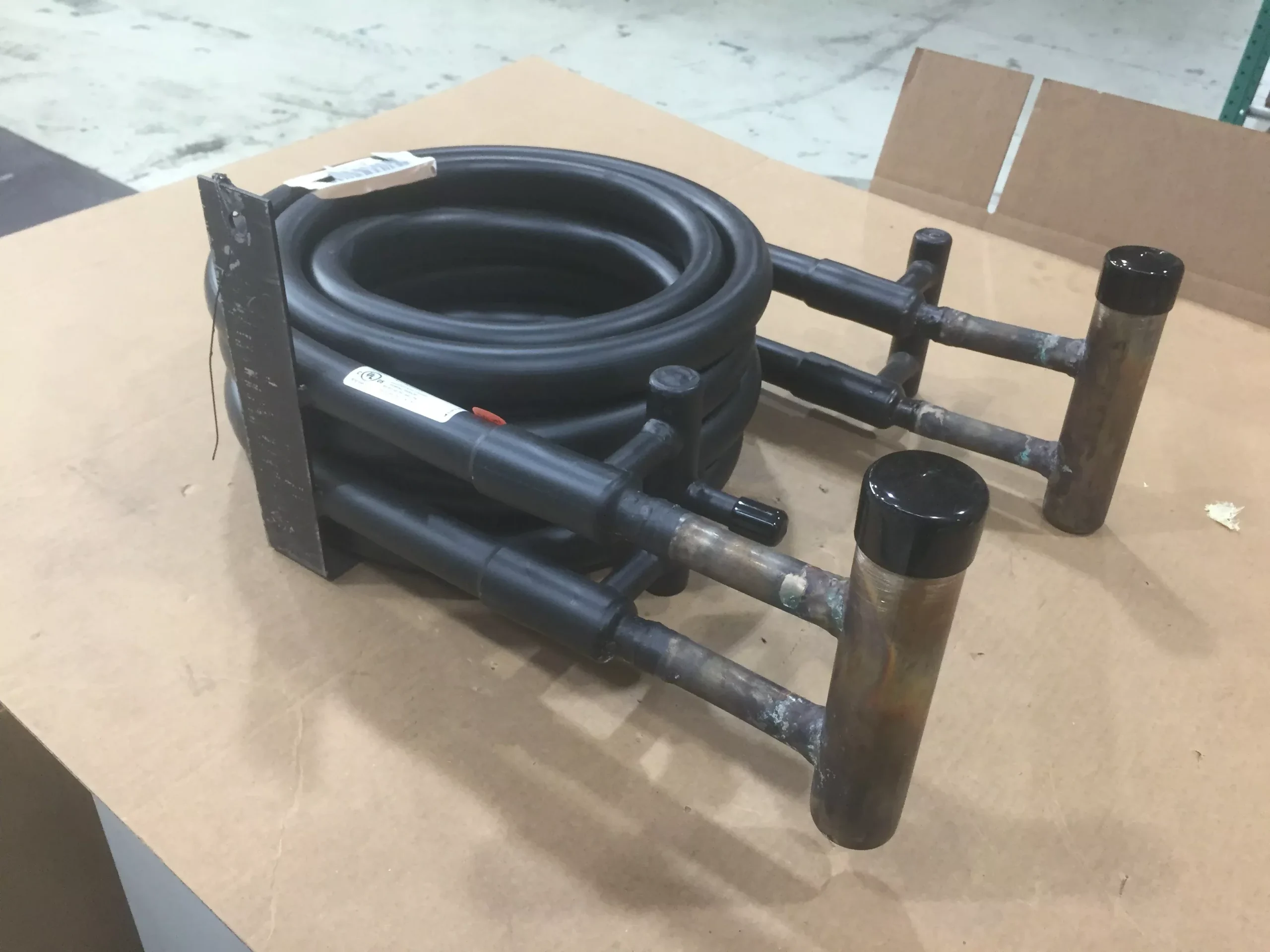MULTI-REFRIGERANT WATER SOURCE REFRIGERANT CONDENSER COAX COIL WITH MO