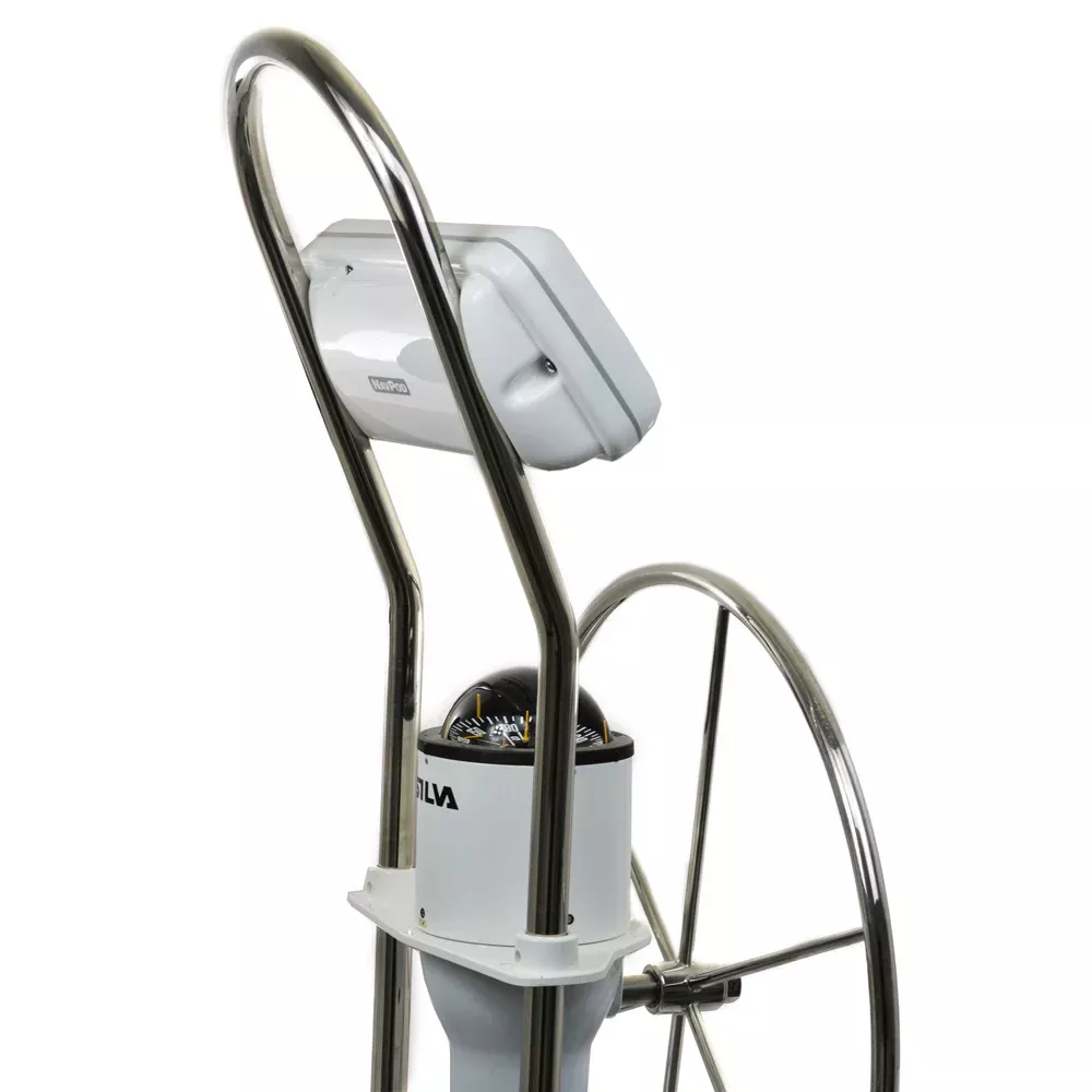 NavPod AG218 12" Wide AngleGuard - Single Bend - 1.25" Diameter [AG218