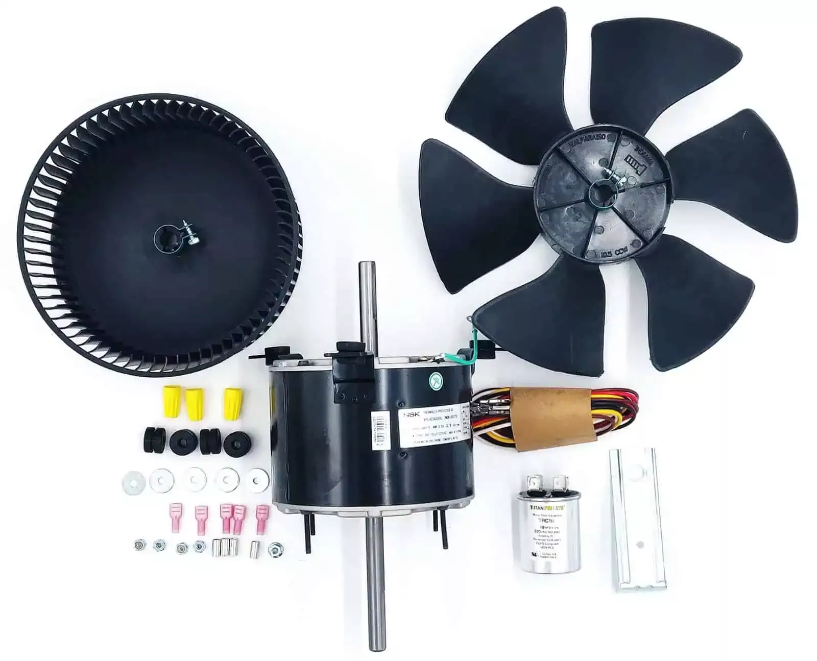 NBK-20370K RV AC Fan Motor Kit 1/5 HP 2650 RPM