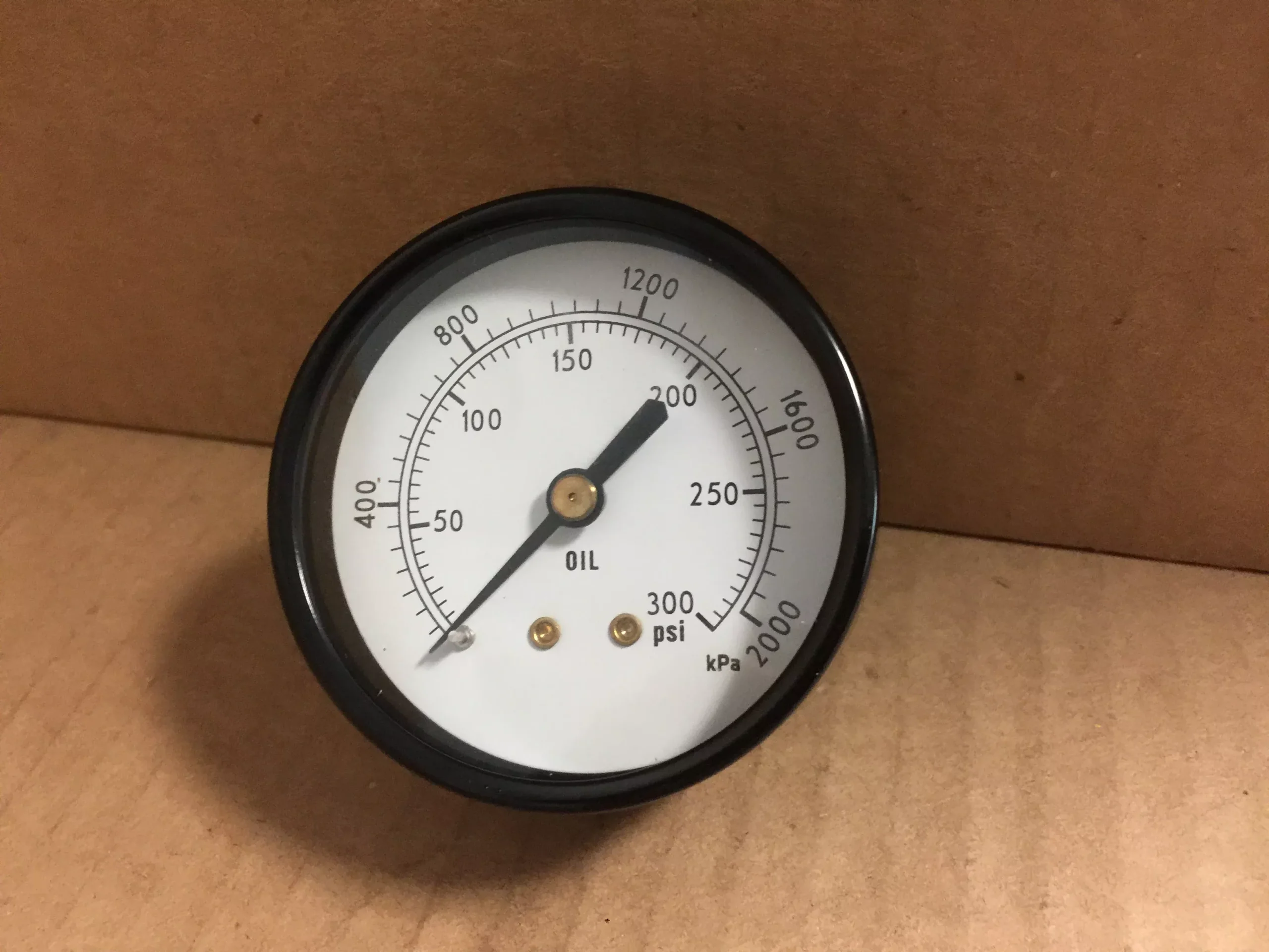 Oil Pressure Gauge, 0-330 PSI