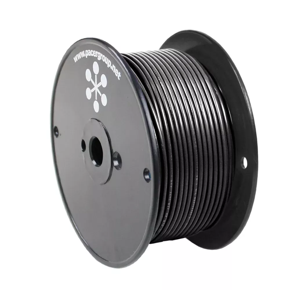Pacer Black 8 AWG Primary Wire 250 WUL8BK250