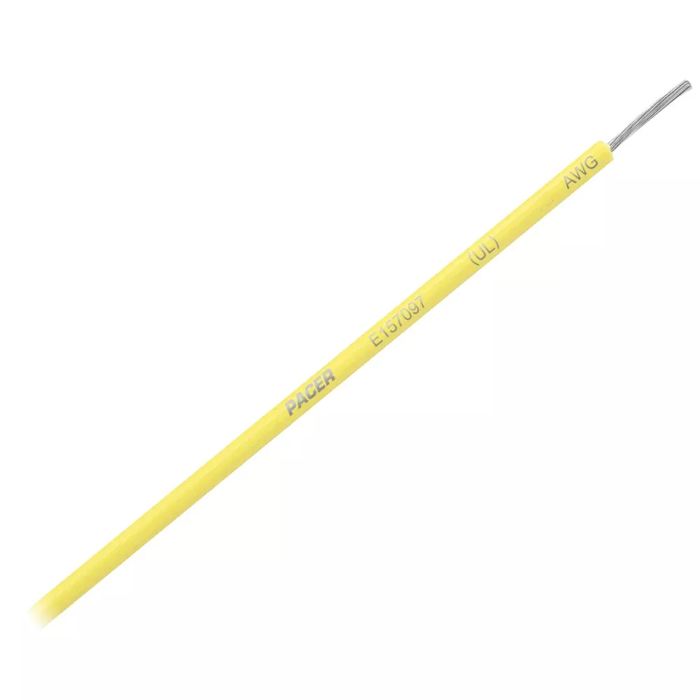 Pacer Yellow 12 AWG Primary Wire 25 WUL12YL25
