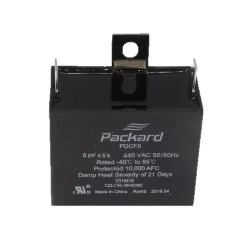 Packard PDCF8 Dry AC Motor Run Capacitator 8 MFD