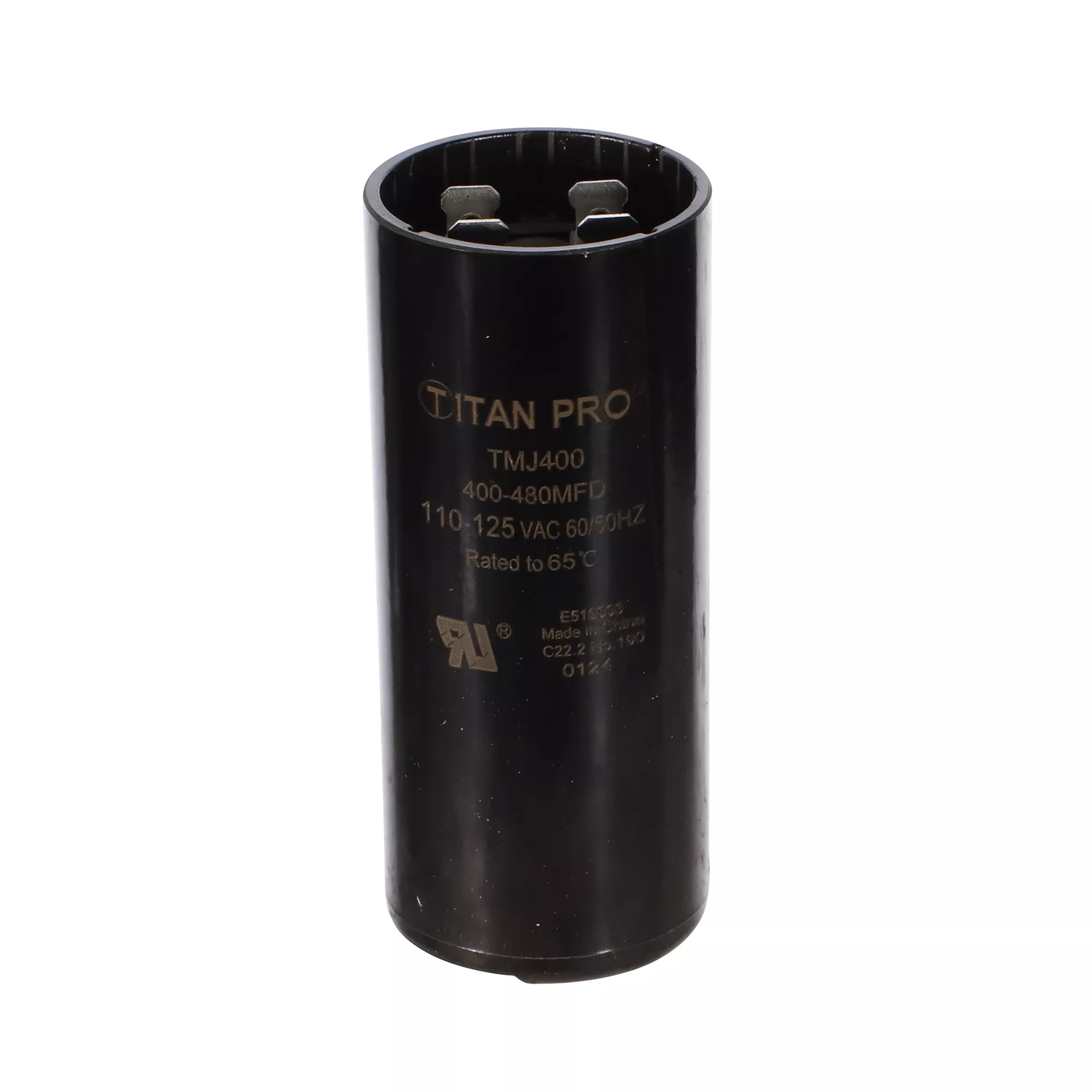 Packard TMJ400 400-480 MFD, 110-125V Start Capacitor