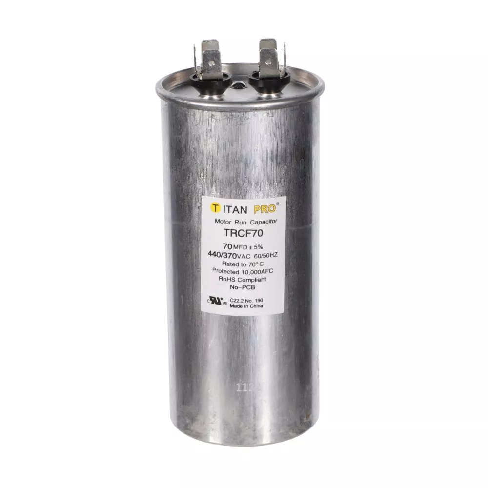 Packard TRCF70 Titan ProCap 70 MFD, 440/370V, Round Run Capacitor