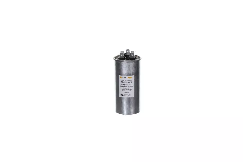 Packard TRCFD3075 Titan ProCap 30+7.5 MFD, 440/370V, Round Dual Run Capacitor