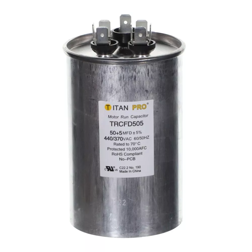 Packard TRCFD505 Dual Round Run Capacitator