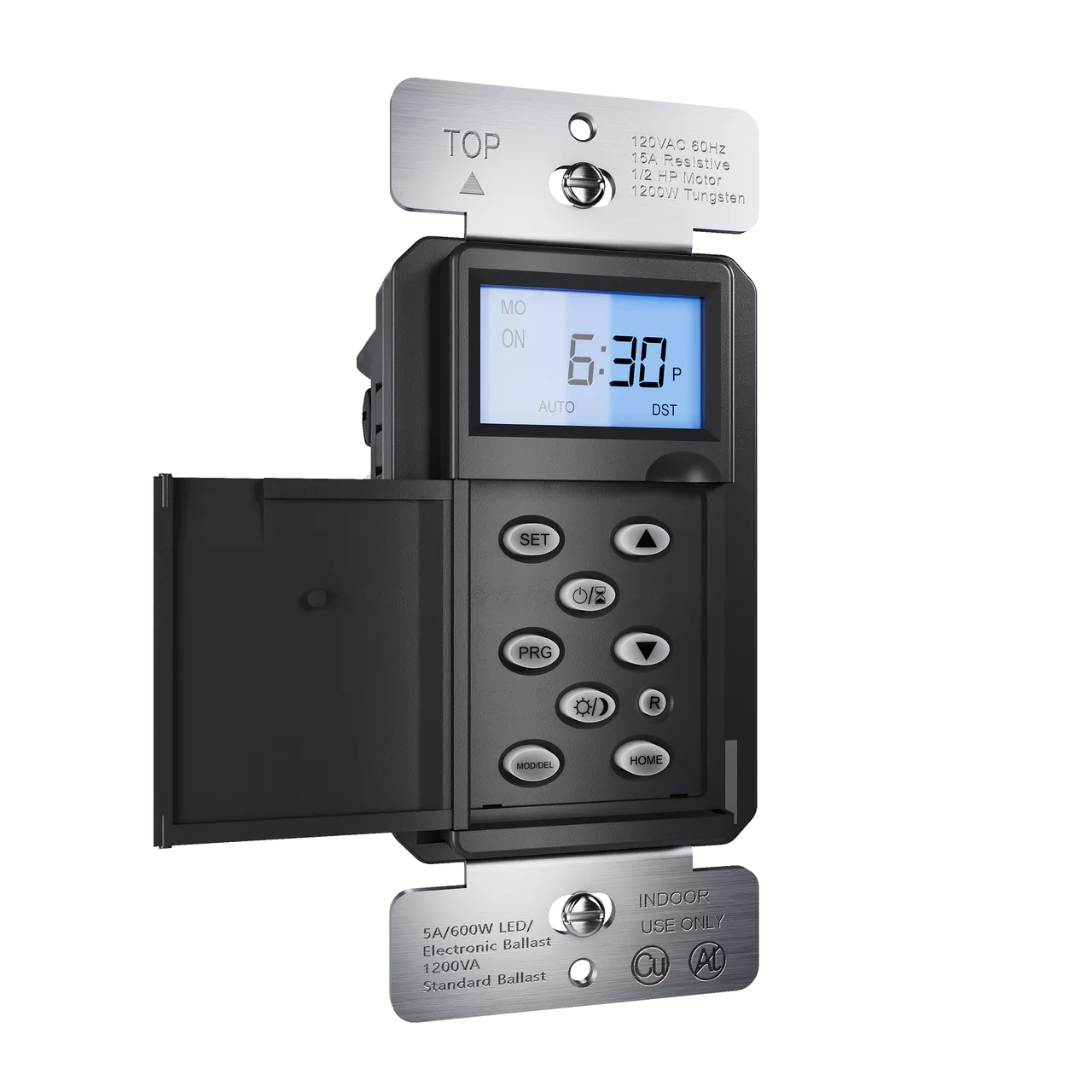 PASS RTPA24BK AST TIMER SWITCH 120V 600W 1/2HP BK